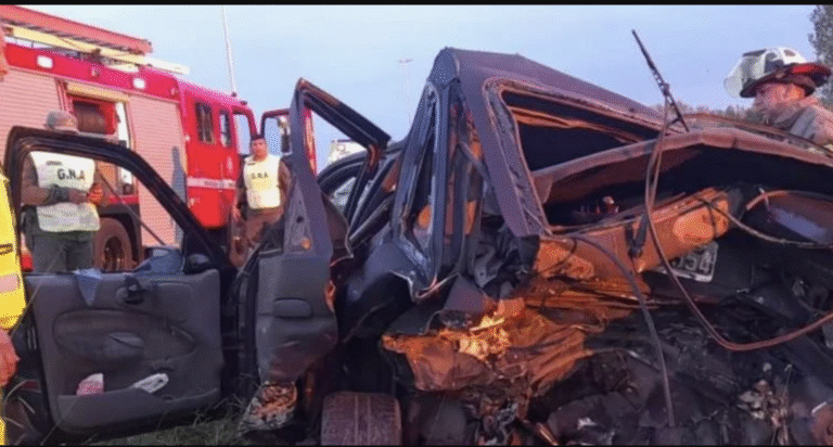 Choque, incendio, muerte y un conductor preso en Autopista Buenos Aires–La Plata